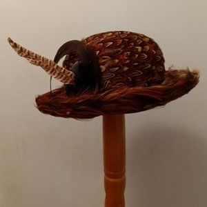 Vintage feather hat